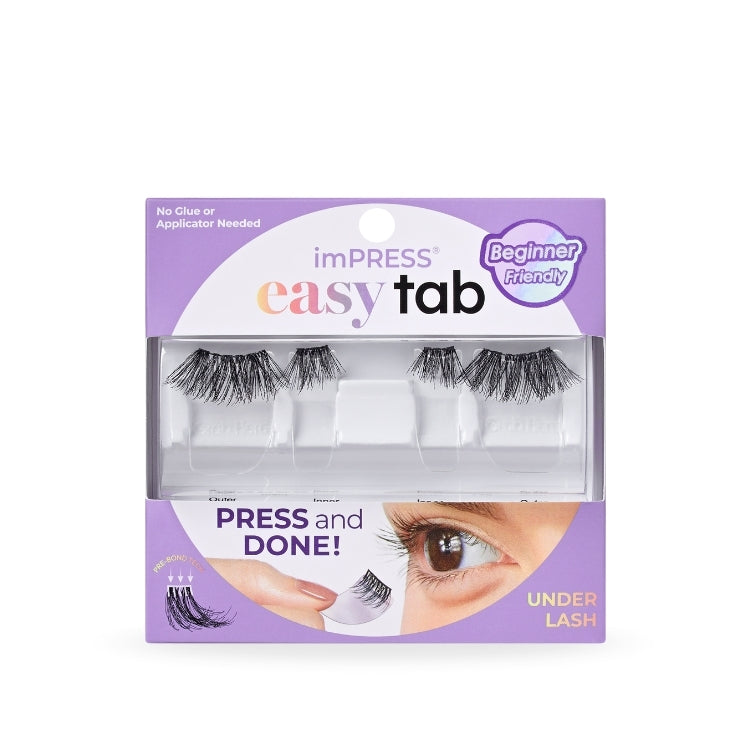 imPRESS Falsies easy tab 8mm-13mm | Demi Wispy, zwarte nepwimpers in een gebruiksvriendelijke verpakking.