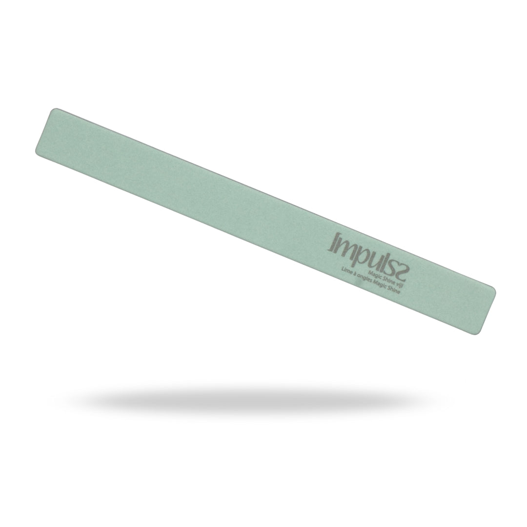 2-Way Shine Vijl van Impulss in mintgroene kleur, smalle en rechte vorm, ideaal voor het verzorgen van nagels.