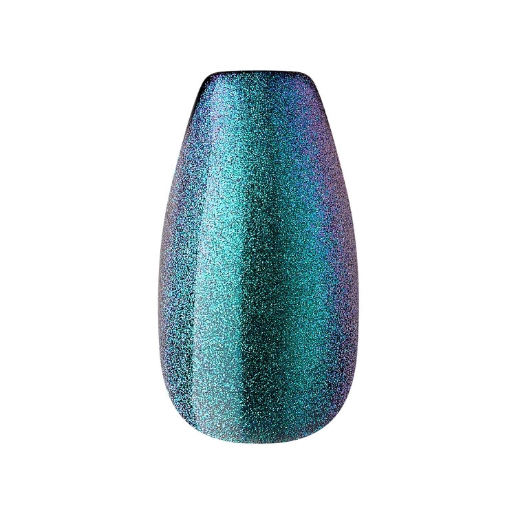 Gel Fantasy Magnetic - Chameleon in een glanzende, chameleonachtige turquoise kleur met een moderne, slanke verpakking.