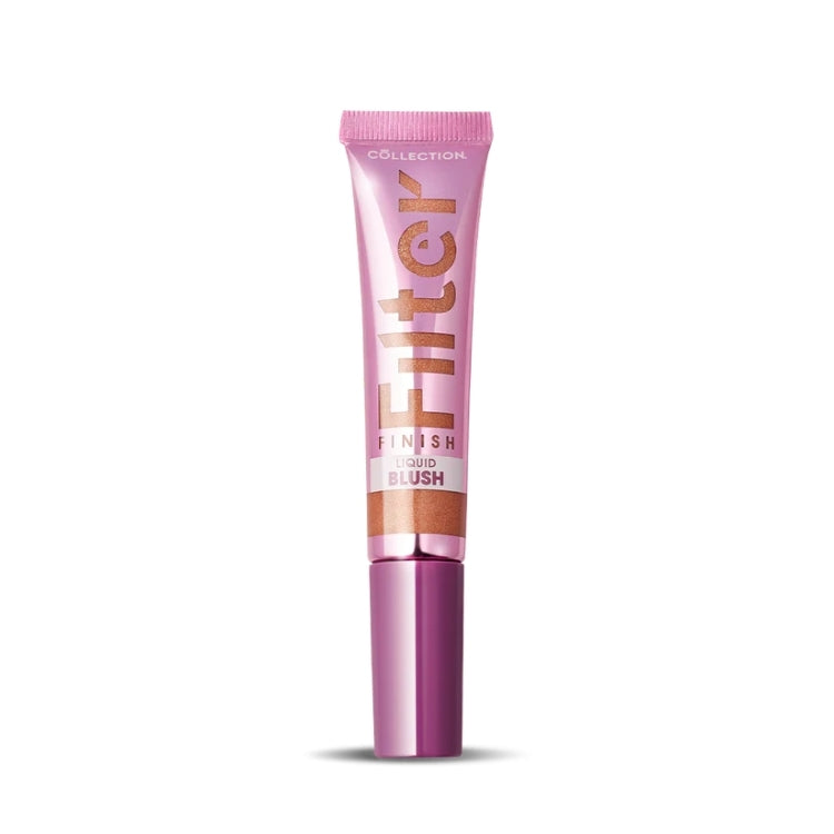 Filter Finish Liquid Blush Light Wand in een slanke, roze tube met een glanzende afwerking. Perfect voor een frisse uitstr...