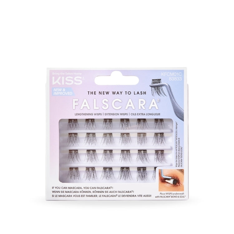 Falscara - Lengthening Wisps Multipack met meerdere wimpers in een handige verpakking voor een natuurlijke look.