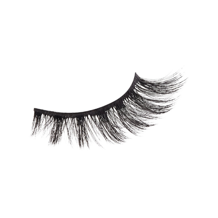 Kunstwimper Mink - Alluring, zwarte, volumineuze wimpers met een natuurlijke uitstraling, ideaal voor een glamoureuze look.