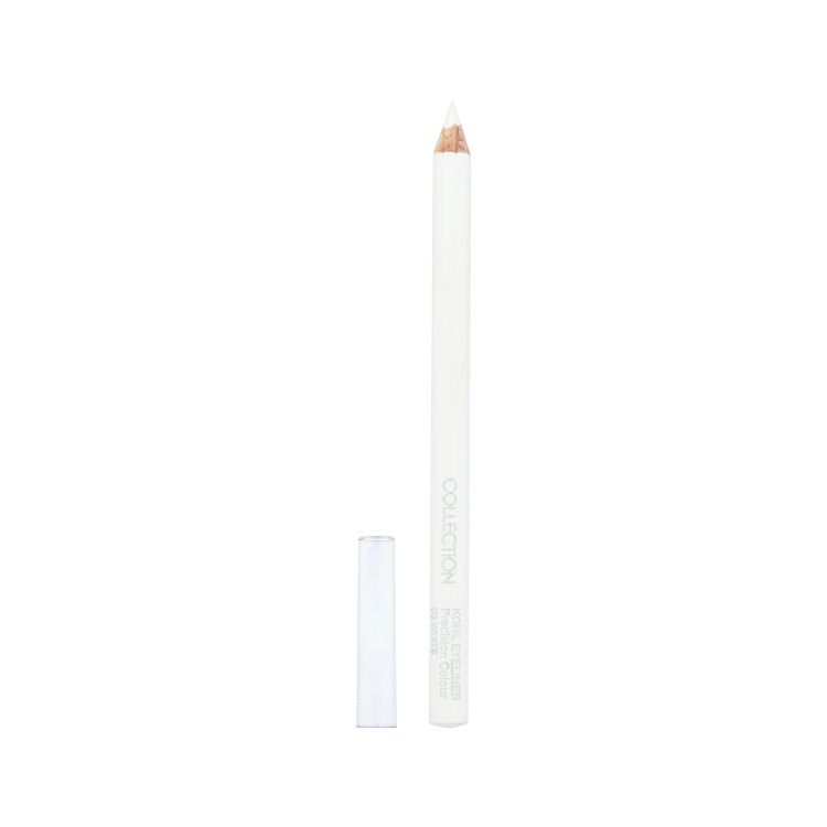 Kohl Eyeliner Precision Colour in een slanke witte verpakking met transparante dop, ideaal voor nauwkeurige applicatie.