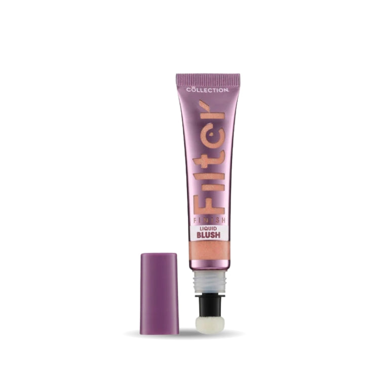 Filter Finish Liquid Blush Light Wand in een paarse tube met applicator, ideaal voor een frisse blos op de wangen.