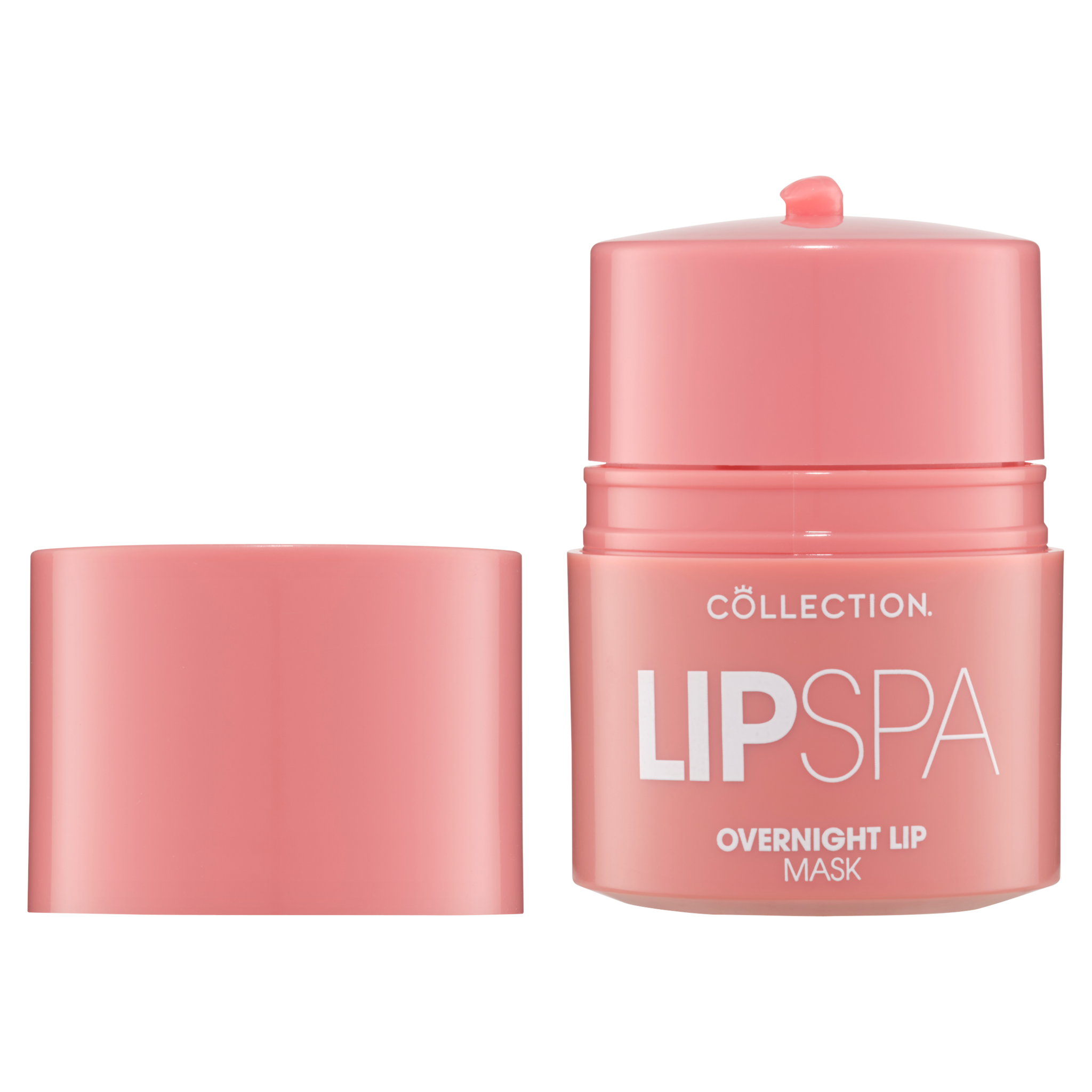 Lip Spa Overnight Lip Mask Sweet Dreams in een roze pot met een schroefdop, ideaal voor verzorgde lippen.