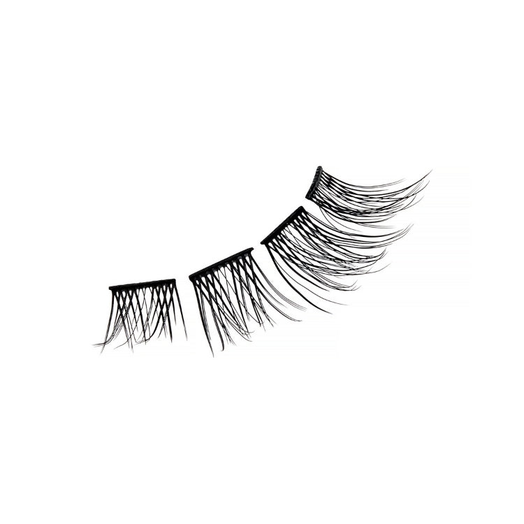 Falscara - Multipack Lengthening Wisps 01 | 30 Wisps, zwarte wimpers in een elegante, natuurlijke vorm.