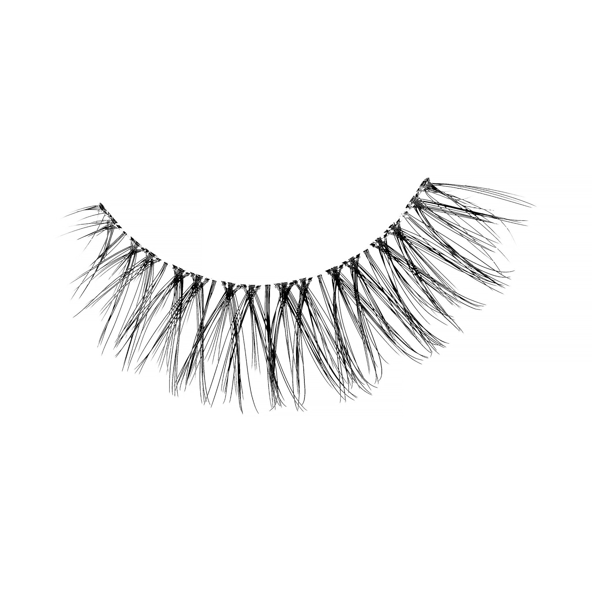 Kiss Bare Collection - KAR04C, zwarte wimpers met een natuurlijke uitstraling en speelse lengte.