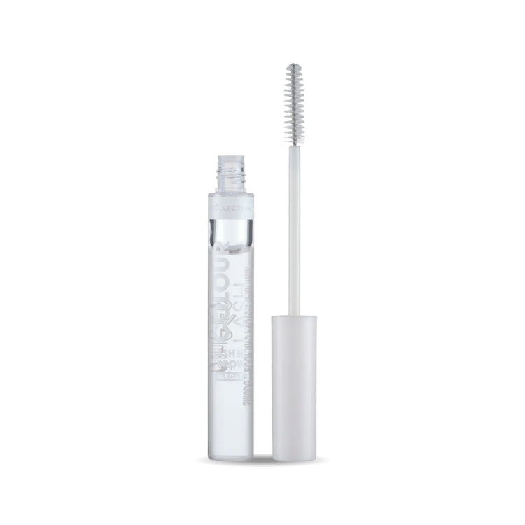 Colour Lash Mascara - Clear in een transparante verpakking met een witte dop en een borstel voor het aanbrengen.