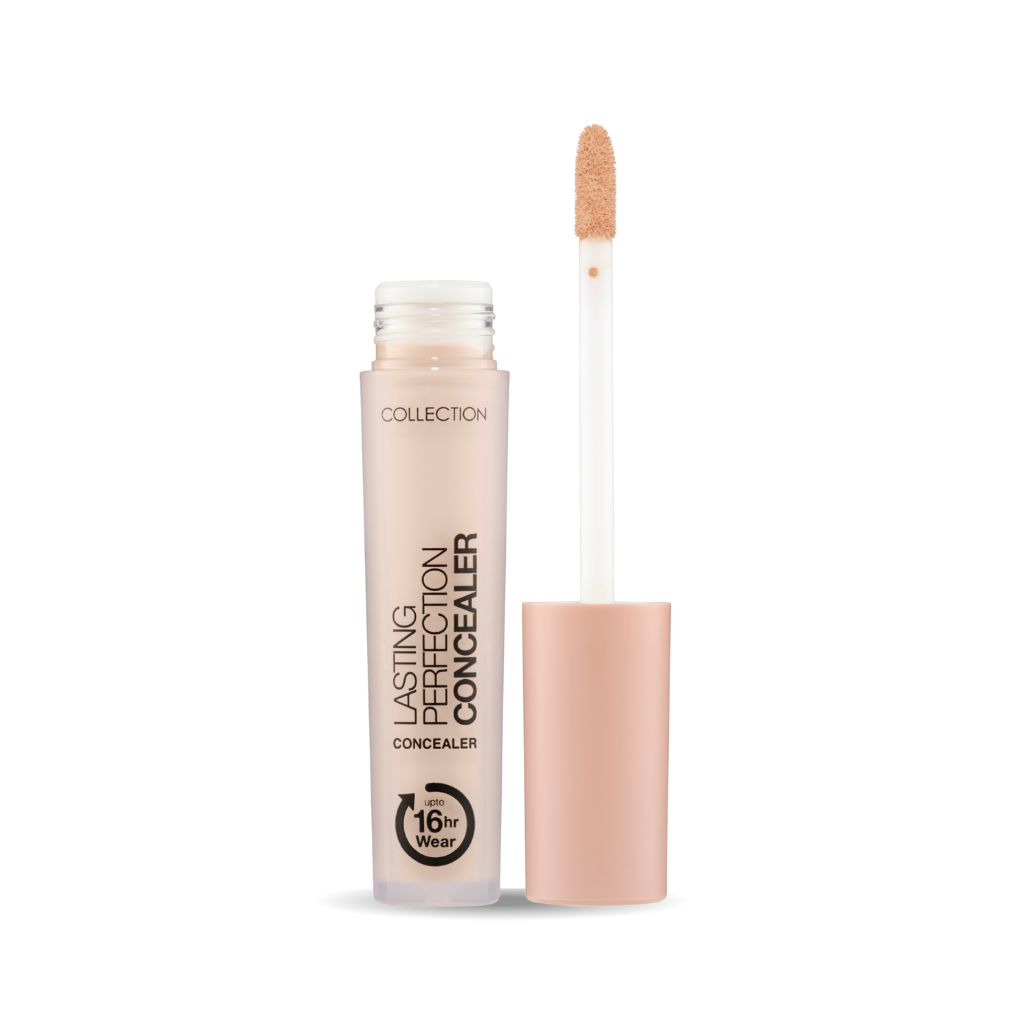 Lasting Perfection Concealer in een lichtroze verpakking met applicator voor een perfecte dekking.
