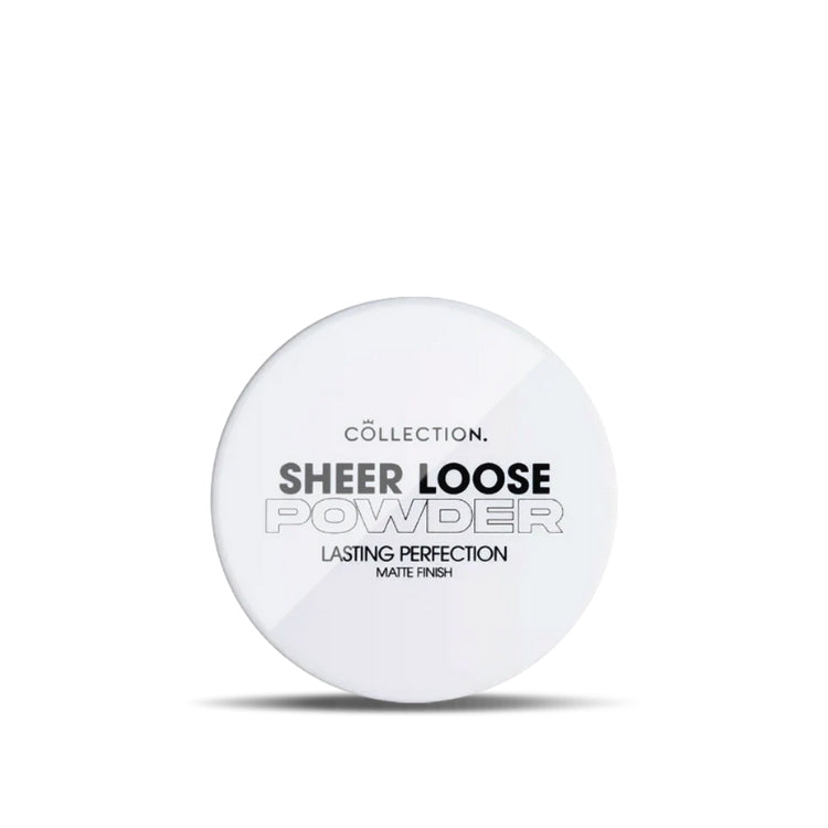Lasting Perfection Loose Powder - Transparent in een ronde, witte verpakking voor een matte finish.