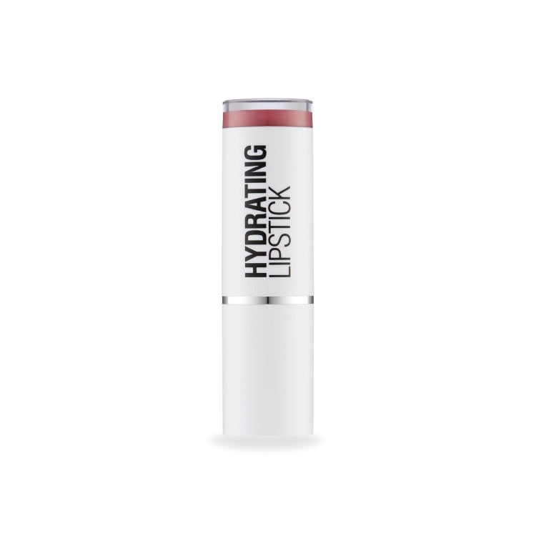 Hydrating Lipstick in een stijlvolle witte verpakking met een zachte, rozenkleurige tint voor een hydratante finish.