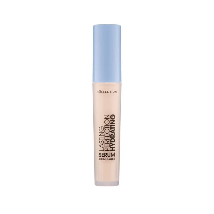 Lasting Perfection Hydrating Concealer in een slanke, lichtbeige verpakking met een blauwe dop. Perfect voor een egale huid.
