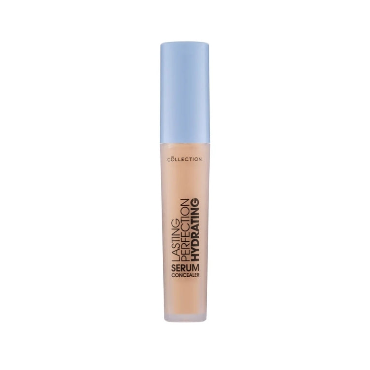 Lasting Perfection Hydrating Concealer in een slanke, lichtbruine verpakking met een blauwe dop voor een natuurlijke dekking.